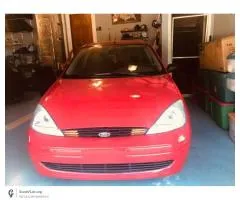 2002 Red Ford Focus LX